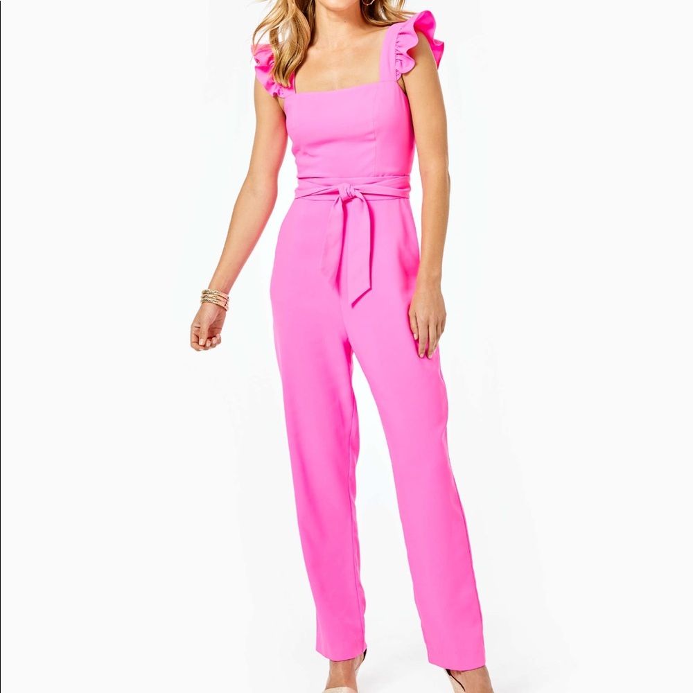🌸 Lilly Pulitzer- Eppley jumpsuit -Prosecco Pink